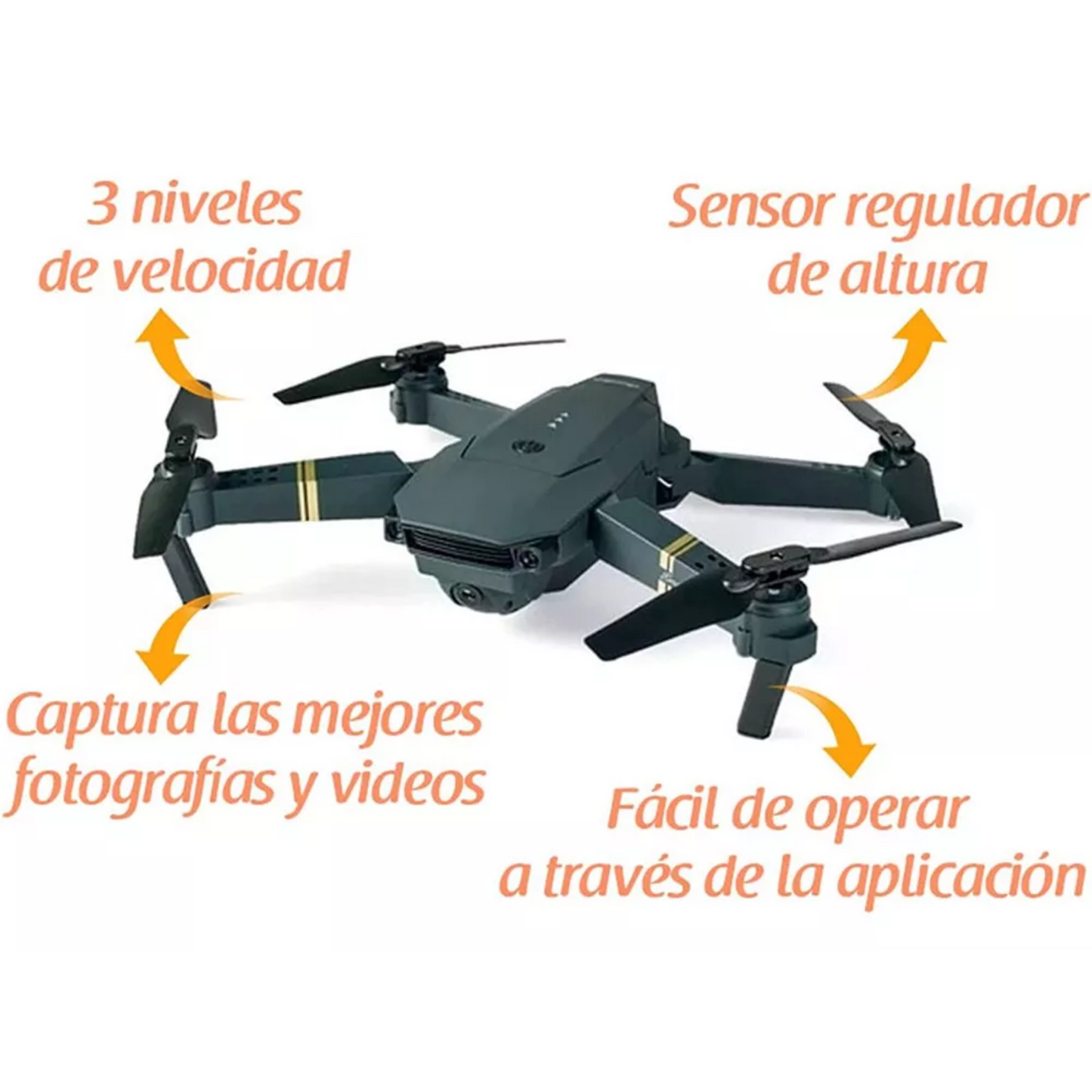 DRONE DOBLE CAMARA 4K WI-FI