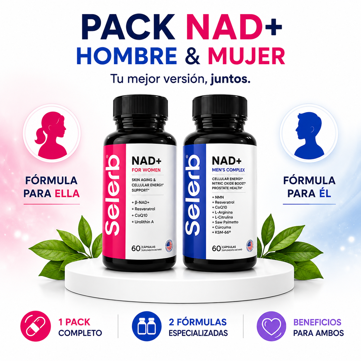 Pack NAD+ Vitalidad en Pareja™