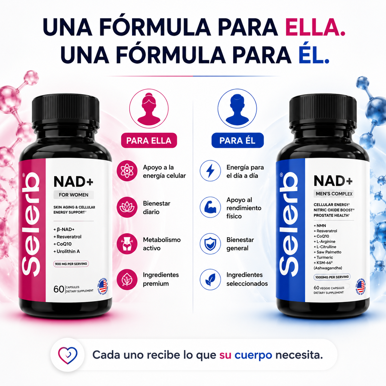 Pack NAD+ Vitalidad en Pareja™